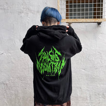 Load image into Gallery viewer, DOOM TRAP Hoodie green Mimi Barks