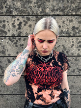 Load image into Gallery viewer, Customised Logo Girly Tee (white or red)