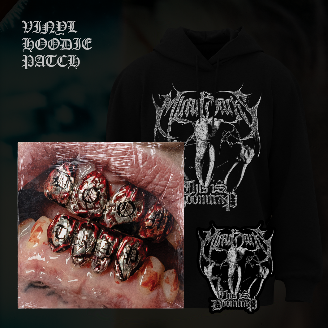 BUNDLE: THIS IS DOOM TRAP Hoodie + LP + Patch (SIGNED)
