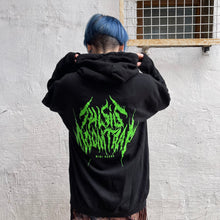 Load image into Gallery viewer, Mimi Barks black DOOM TRAP Hoodie
