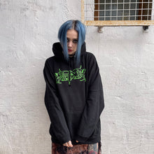 Load image into Gallery viewer, Mimi Barks black THIS IS DOOM TRAP Hoodie
